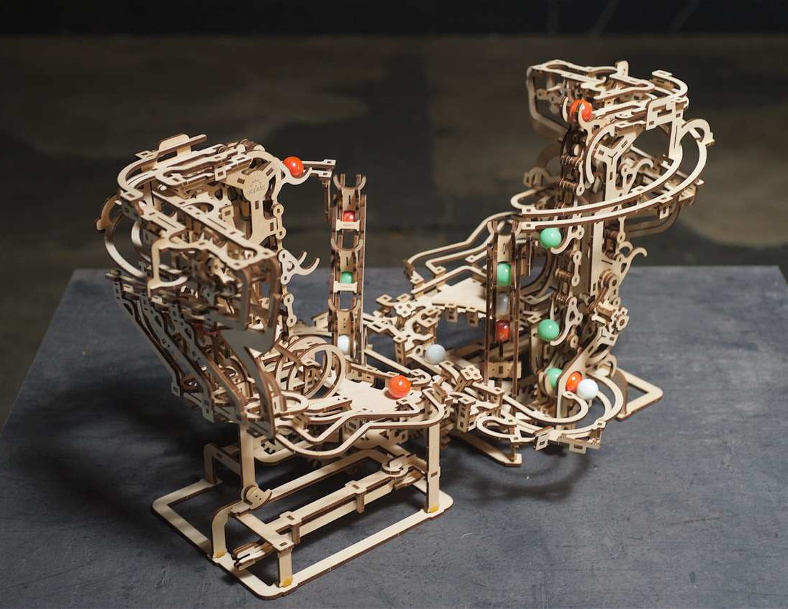 Puzzle 3D TOR KULKOWY Marble Run Ugears Puzzle 3D TOR KULKOWY Marble Run Ugears