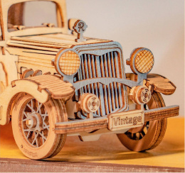 Puzzle 3D Vintage Car Robotime drewniane