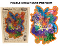 Puzzle drewniane układanki PREMIUM Jungle rozmiar M