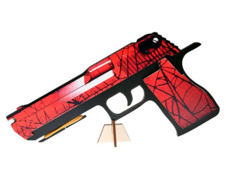 Pistolet na gumki CS GO CRIMSON WEB drewniany