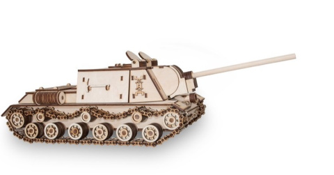 Puzzle 3D Czołg ISU-152 drewniany