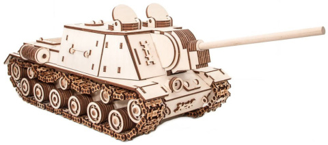 Puzzle 3D Czołg ISU-152 drewniany