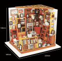 puzzle-3d-mini-domek-biblioteka-robotime-9