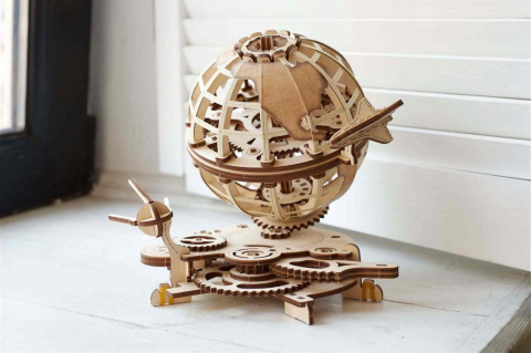 puzzle-3d-ugears-globus-model-drewniany-3