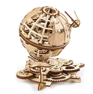 Puzzle 3D Globus Ugears drewniany