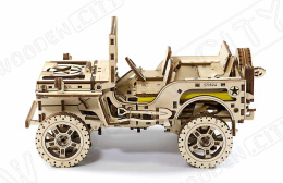 Puzzle 3D Jeep 4x4 Wooden.City drewniany