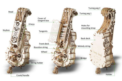 Puzzle-3D-drewniane-lira-instrument-Ugears-5