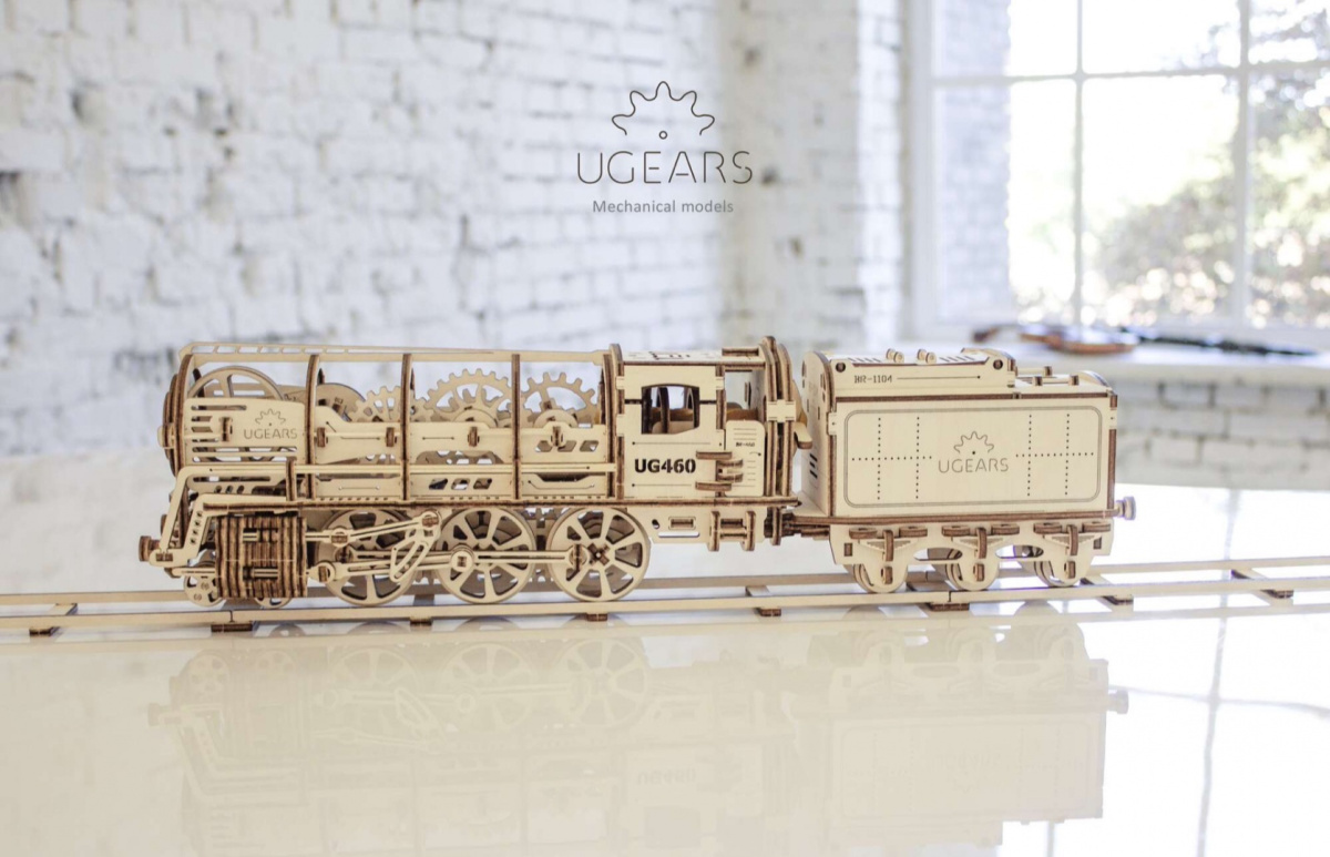 Puzzle-3D-drewniane-kolejka-lokomotywa-Ugears-3