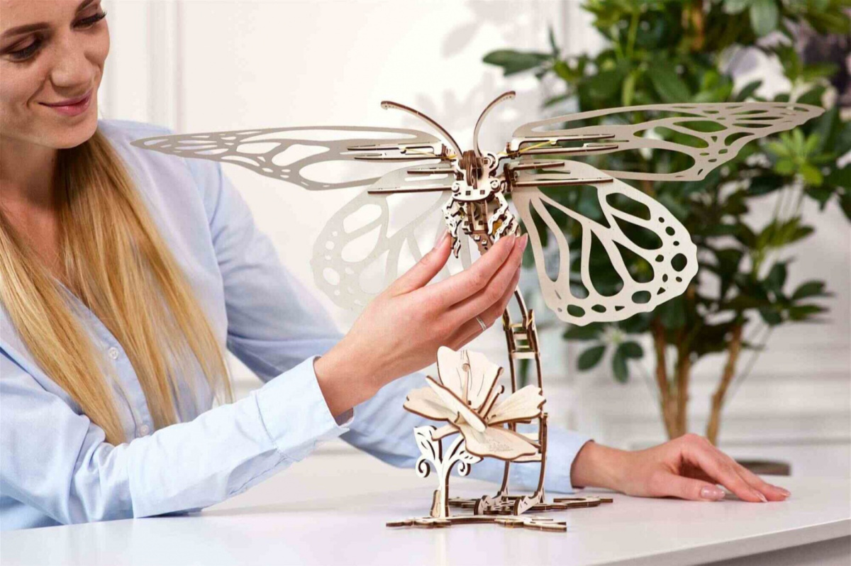 Puzzle-3D-drewniane-model-motyl-Ugears-4 Puzzle-3D-drewniane-model-motyl-Ugears-4