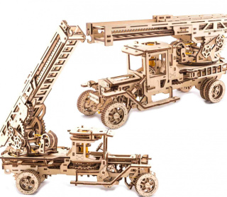 Puzzle 3D Straż Pożarna Ugears drewniana