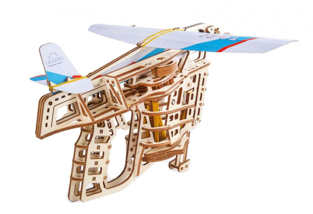 puzzle-3d-ugears-wyrzutnia-samolotow-model-drewniany-1