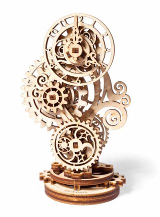 Puzzle 3D Zegar Steampunk Ugears drewniany