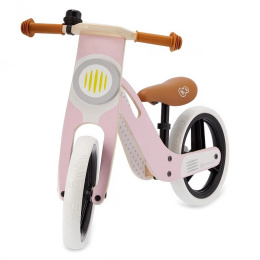 Rowerek biegowy drewniany Kinderkraft UNIQ różowy