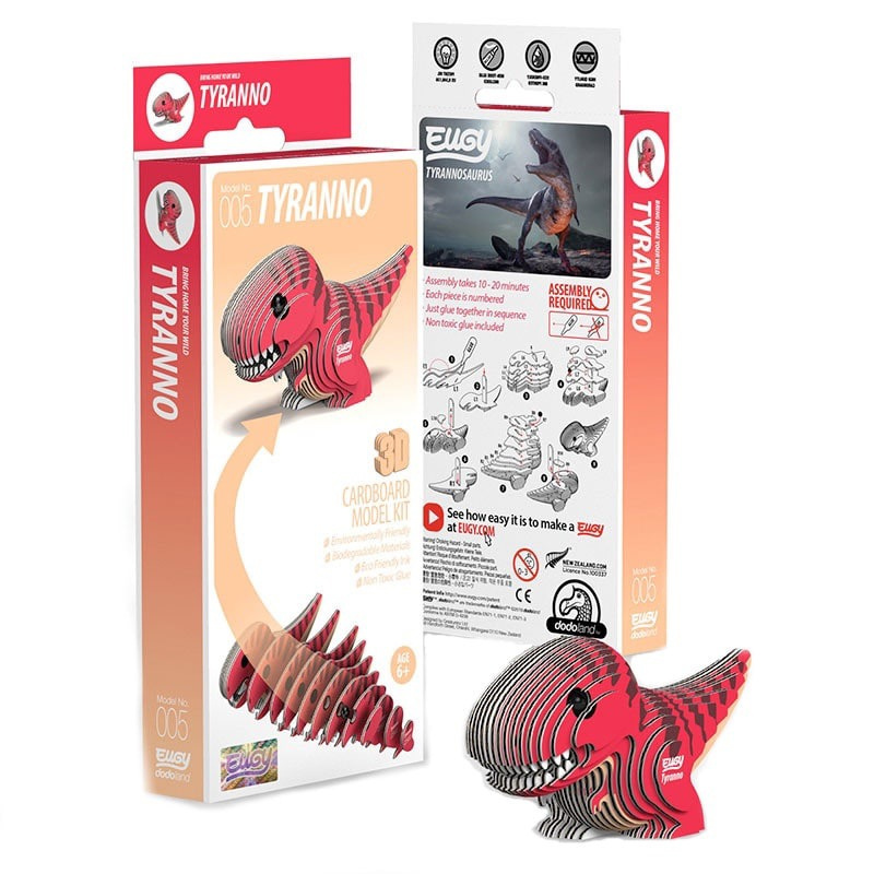 Puzzle 3D Dinozaur Eugy dla dzieci Puzzle 3D Dinozaur Eugy dla dzieci