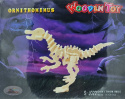 Puzzle 3D Dinozaur Ornithomimus + farbki ZESTAW