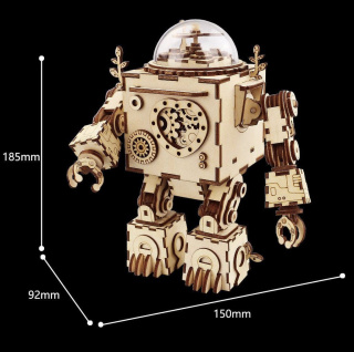 Puzzle 3D ROBOT Robotime drewniany