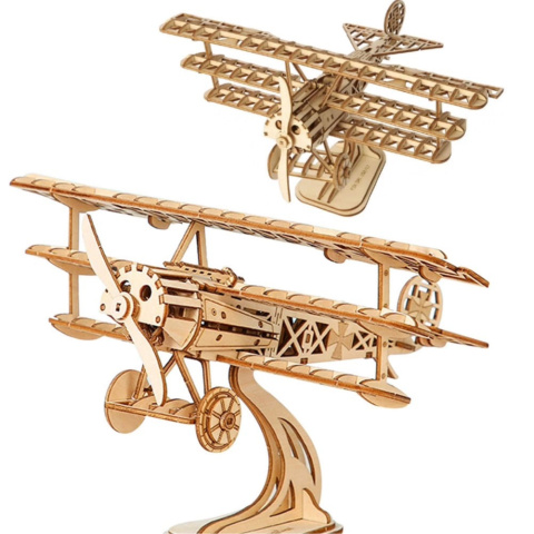 puzzle-3d-samolot-model-drewniany-robotime-1