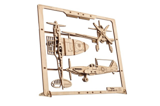 Puzzle 2,5D Myśliwiec Ugears