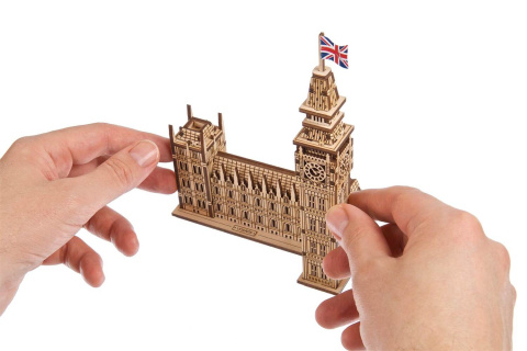 Puzzle 3D Big Ben Ugears drewniany