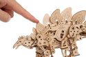 Puzzle 3D Dinozaur Stegozaur Ugears drewniany