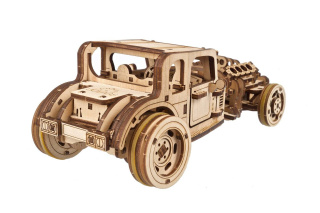 Puzzle 3D Hot Rod Furious Mouse Ugears