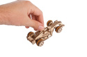 Puzzle 3D Mini Wyścigówka Ugears drewniana