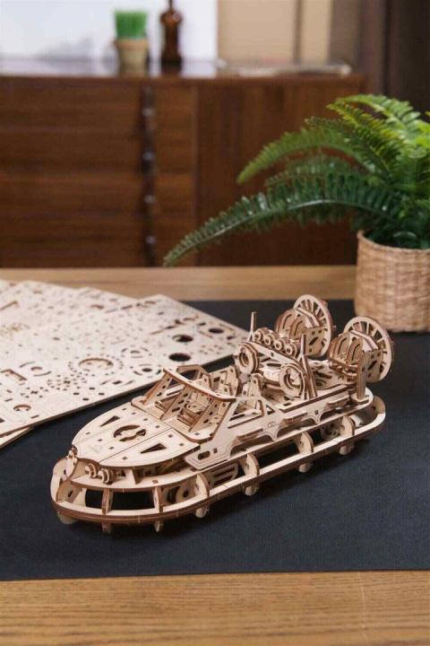 Puzzle 3D Poduszkowiec Ratunkowy Ugears