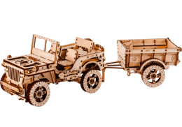 Puzzle 3D Przyczepa do modelu Jeep 4x4 Wooden.City