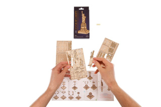 Puzzle 3D Statua Wolności Ugears drewniana