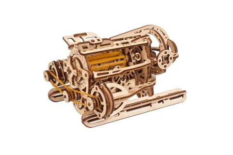 Puzzle 3D Łódź Podwodna Ugears drewniana