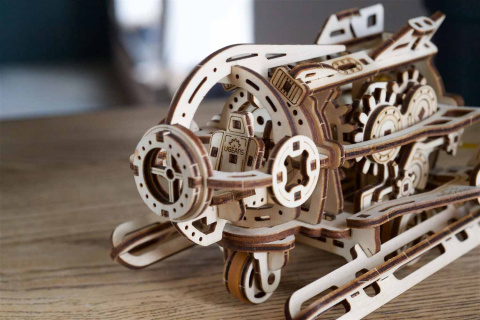 Puzzle 3D Łódź Podwodna Ugears drewniana