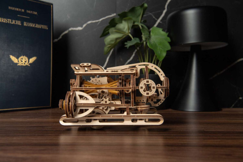 Puzzle 3D Łódź Podwodna Ugears drewniana