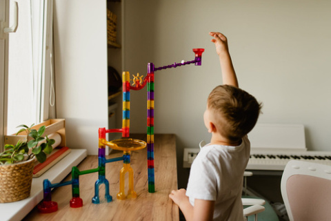 Tor kulkowy Wyścig Marble Run Gigant 130 elem.