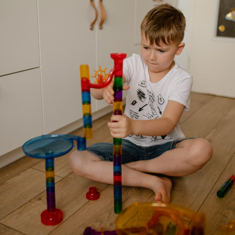 Tor kulkowy Wyścig Marble Run Gigant 130 elem.