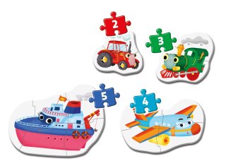 Clementoni: Moje Pierwsze Puzzle - Środki Transportu