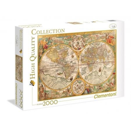 Clementoni: Puzzle 2000el. - HQ: Ancient Map Clementoni: Puzzle 2000el. - HQ: Ancient Map