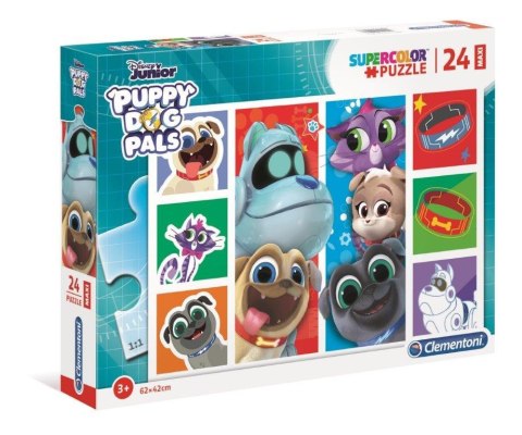 Puzzle 24el. Maxi Super Kolor Puppy Dog Pals | Clementoni