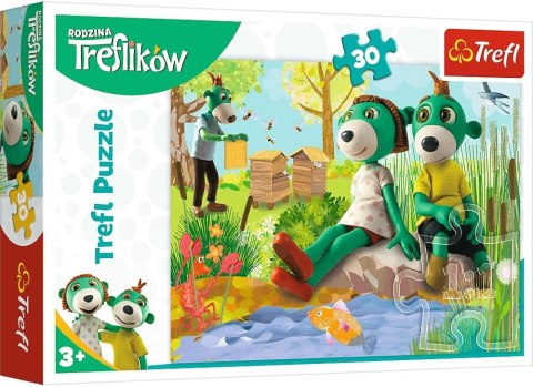 Puzzle 30el. Trefliki nad stawem | Trefl Puzzle 30el. Trefliki nad stawem | Trefl