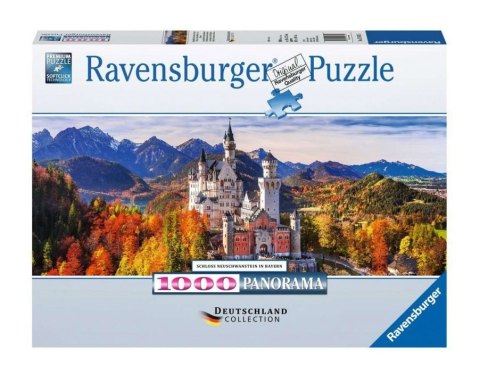 Ravensburger: Puzzle 1000el. - Panoramiczne: Zamek Neuschwanstein