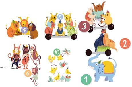 Zabawa Cyferkami | Uczę się bawiąc Zabawa Cyferkami | Uczę się bawiąc