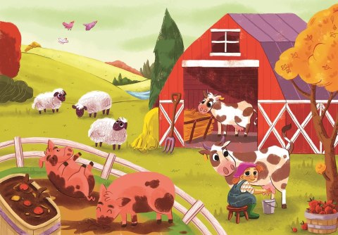 Animals | Puzzle 3x48el. | Clementoni Animals | Puzzle 3x48el. | Clementoni