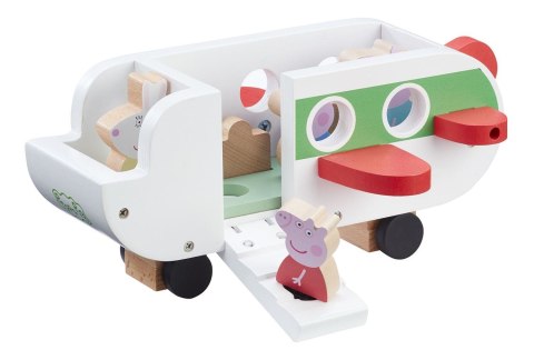 Drewniany Samolot Z Figurką | Świnka Peppa | TM TOYS