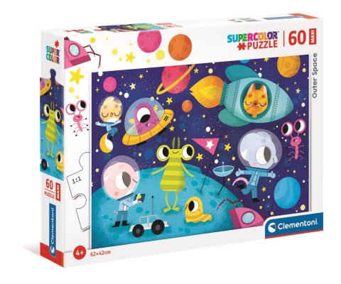 Maxi Outer Space | Puzzle 60el. | Clementoni Maxi Outer Space | Puzzle 60el. | Clementoni