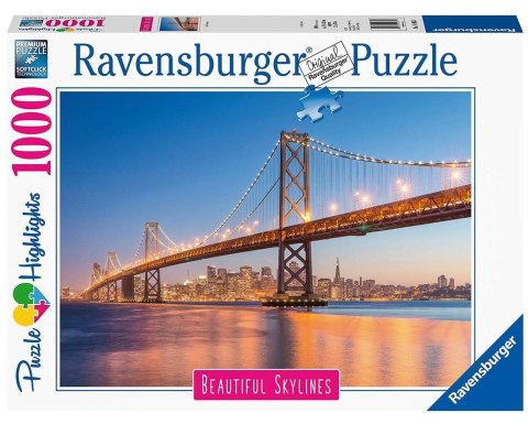 Ravensburger: Puzzle 1000el. - San Francisco Most