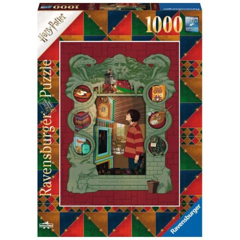 Ravensburger - Puzzle 2D 1000 elementów: Harry Potter w rodzinie Weasleyów