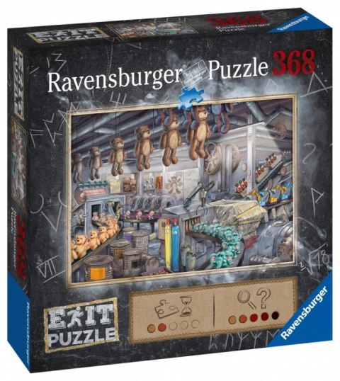 Ravensburger: Puzzle Exit - Fabryka zabawek 368el.