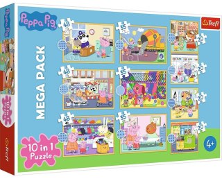Trefl: Puzzle 10w1 - Poznaj Świnkę Peppę