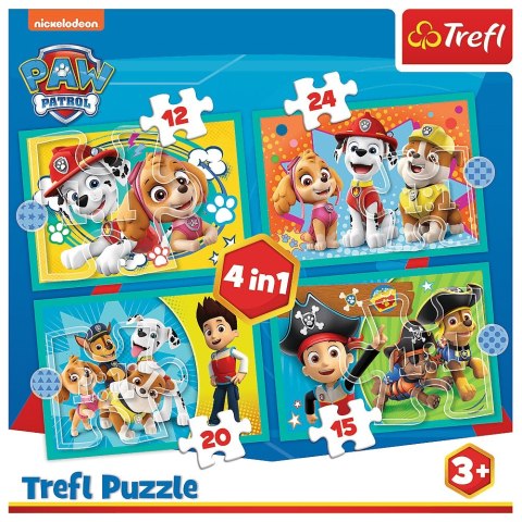 Trefl: Puzzle 4w1 - Psi Patrol Trefl: Puzzle 4w1 - Psi Patrol