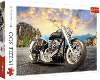 Trefl: Puzzle 500el. - Czarny motocykl / Trefl