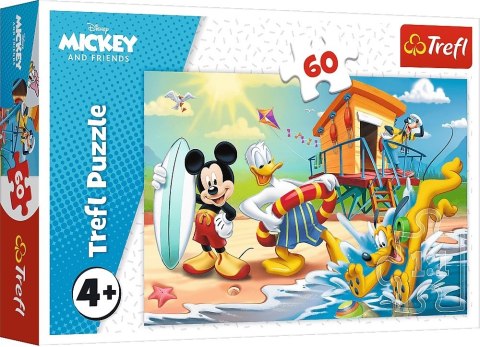 Trefl | Puzzle 60el. | Ciekawy dzień Mikiego i przyjaciół Trefl | Puzzle 60el. | Ciekawy dzień Mikiego i przyjaciół
